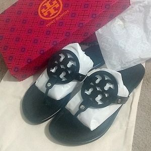 Tory Burch Miller Leather Sandals